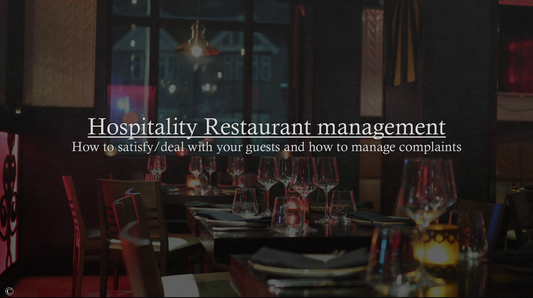 Hospitality (restaurant) Management Training presentation resource